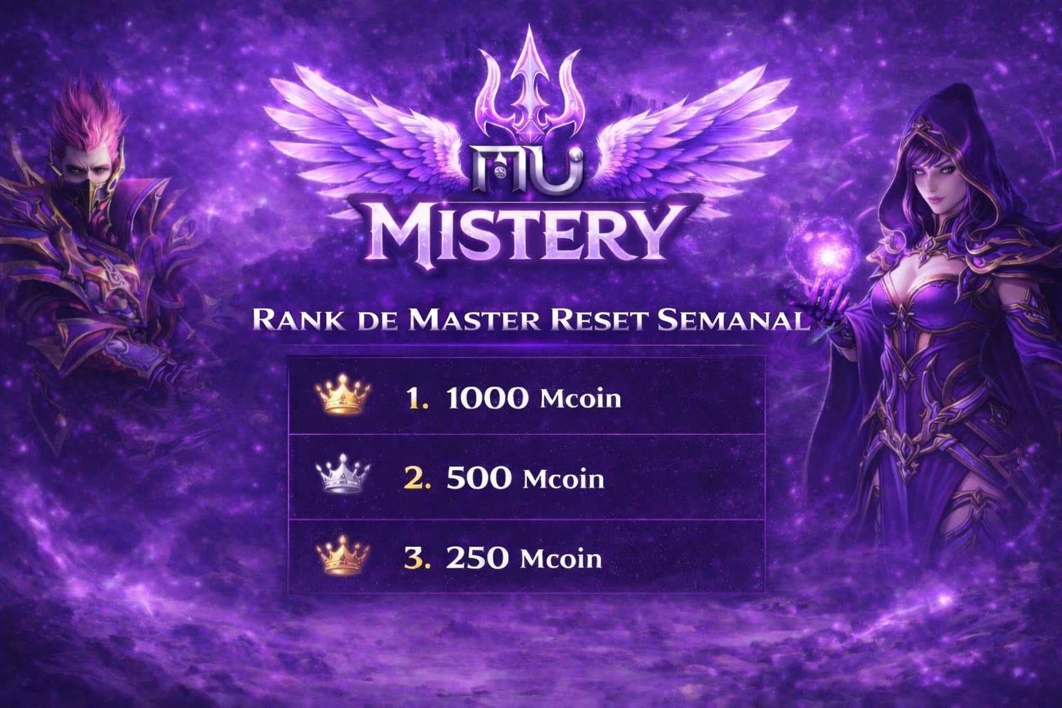 RANK DE MASTER RESET SEMANAL